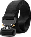 LOOPA Men Casual Black Nylon Belt
