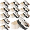 Loopeer 12Pcs Shoe Shine Sponge, Instant Leather Care