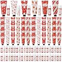 Loopeer 48 Sets Christmas Hand Cream Lip Balm Gift Bulk for Women Coworkers