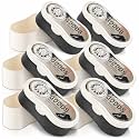 Loopeer 6 Pcs Shoe Shine Sponge for Leather Care