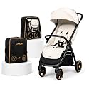 Loopie Hop Stroller with Travel Bag for 0-5 Years, Lightweight Fold, Ivory