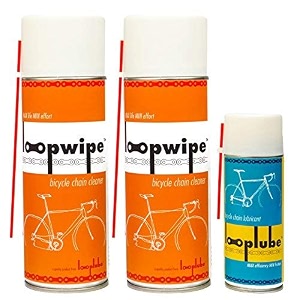 bicycle chain lubrication pack - one 125ml wet finish lubricant and two 500ml cleaner on-road pro pack