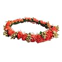 Flora Collection Tiara/Crown/Headband For Girls &amp; Women -Hair Accessories For Birthday,Party &amp; Wedding (Baby, Red)
