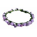 Women's White n Pink Tiara/Crown/Headband For Girls &amp; Women Hair Accessories For Birthday,Party &amp; Wedding