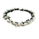 Women's White n Pink Tiara/Crown/Headband For Girls &amp; Women Hair Accessories For Birthday,Party &amp; Wedding