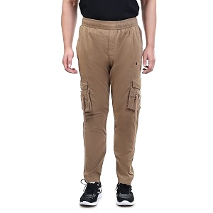 Loose-Fit Straight Leg Cutton Twill Cargo Trousers