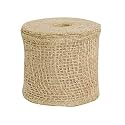 Loose Weave Jute Burlap Ribbon - 2 1/2" x 10 Yards, Fall, Thanksgiving, Christmas Tree Ribbon for Crafts, Wreath, Garland, Swag, Wrap, Boxing Day, Rustic Wedding Embellishments