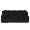 Loosh Home | 10" Full Size Futon Sofa Bed Pocket Coil Foam Mattress - USA Made, Black, Frame Not Included