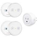 LoraTap Mini Remote Control Outlet Plug Adapter with 2 Remotes, 656ft Range Wireless Light Switch for Household Appliances, No Hub Required, 10A/1100W, White, 2 Years Warranty (2 Remotes + 1 Outlet)