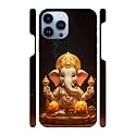 Lord 3939Ganesha3939-Golden Printed Hard Mobile Back Cover