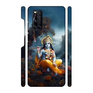 Lord Krishna -Unique Art Printed Hard Mobile