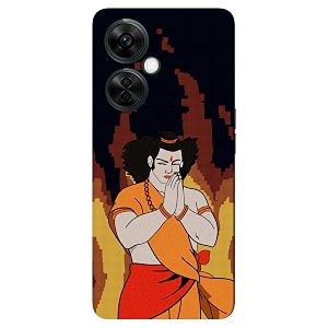 Lord Ram-Orange Printed Hard Mobile Back Cover
