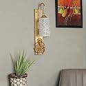 Lord Ganesha Frosted Glass Wall Lamp Fancy Design Lamp for Living Room Dining Room Office Decorative Lighting (Pack of 1) (Bulb not Include)
