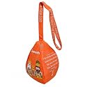 Lord Jagannath Printed Gomukhi Japa Mala Bag with Zip Pocket, Cotton Chanting Bag for Mantra Jaap, Tulsi/Rudraksha Mala Storage(Colorful) (Saffron)