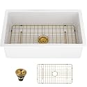 Lordear 3234 White Undermount or Drop In