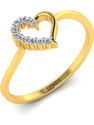 LORDS JEWELS Shy Heart Diamond Ring 18kt