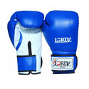 Lordz Boxing Glove PU Synthetic Leather with sandwich padding Boxing Gloves (Blue)