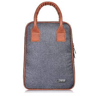 lorem black color insulated travel lunchtiffinstorage bag leakproof hotcold for girls boys men women unisex office college amp school black green grey