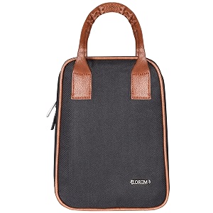 lorem black color insulated travel lunchtiffinstorage bag leakproof hotcold for girls boys men women unisex office college amp school black
