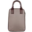 LOREM Leather Black Color Insulated Travel Lunch/Tiffin/Storage Bag Leakproof Hot/Cold For Girls Boys Men Women's Unisex, Office, College &amp; School (Black) (Green) (Greybrown)