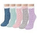 Loritta Fuzzy Socks for Women, Soft Cozy Fluffy Christmas Socks