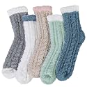 Loritta Womens Fuzzy Socks, Winter Warm Slipper Cozy Fluffy Socks