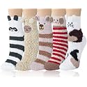 Loritta Fuzzy Socks for Women, Soft Cozy Fluffy Christmas Socks