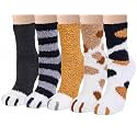 Loritta Fuzzy Socks for Women, Soft Cozy Fluffy Christmas Socks