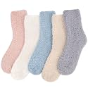 Loritta Womens Fuzzy Socks, Winter Warm Slipper Cozy Fluffy Socks