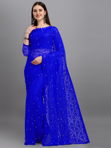 lorofy netlace embroidered embellished blouse material