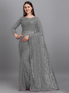 lorofy netlace embroidered embellished blouse material