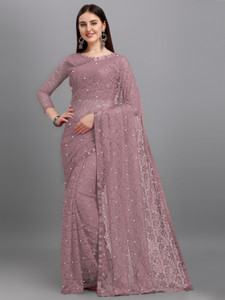 lorofy netlace embroidered embellished blouse material
