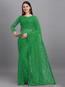 LOROFY Unstitched Net/Lace Blouse Material Embroidered, Embellished