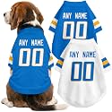 Los Angeles Dog Clothes Custom Name Number T Shirt for Dog Gifts