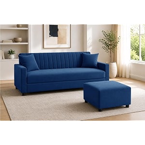 Los Angeles Modern 3-Seater Wooden Sofa Set
