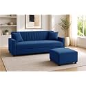 Los Angeles Modern 3-Seater Wooden Sofa Set