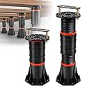 LOSCHEN 2 PCS Adjustable Bed Support Legs with Metal Fixing Accessories, 8.4-13.5 Inch，Heavy Duty Bed Frame Support Feet,Bed Support Reinforcement Parts, Replacement Legs