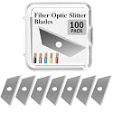 Lothee 100pcs Replacement Mini Blade Fiber Optic Drop Cable Slitter Blade