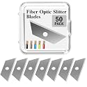 Lothee 50pcs Replacement Mini Blade Fiber Optic Drop Cable Slitter Blade