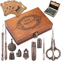 Lothee Embroidery Scissors Kits Victorian Sewing Kit, Gold, No Diamond