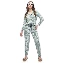 LOTIK Women39s Cotton Geomatric Printed Shirt amp