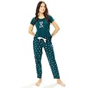 LOTIK Women39s Cotton Heart Printed Top amp