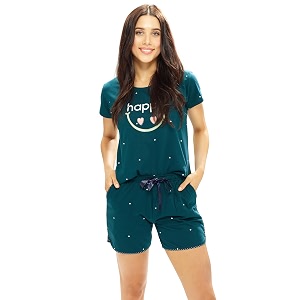 LOTIK Womens Cotton Little Heart Smile Printed