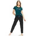 LOTIK Women39s Cotton Small Heart Printed Top