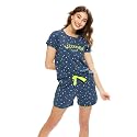 LOTIK Women39s Cotton Star Print Top amp