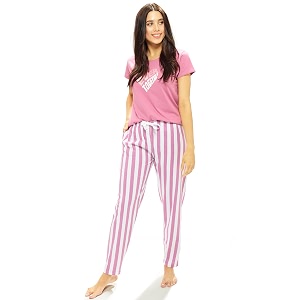 LOTIK Womens Cotton Night Suit Set