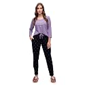 LOTIK Women Cotton Heart Print Top amp