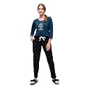 LOTIK Women Cotton Heart Print Top amp