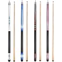 LOTKEY Pool Cue Sticks for Adults,Super Straightened Up 58'' 18 19 20 21oz Billiard Cues Canadian Maple Tacos De Billar Profesional Set of 4/3/2/1 House Bar Pool Que Table Beginner Pool Queue