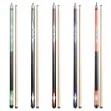 LOTKEY Pool Cue Sticks for Adults,Super Straightened Up 58'' 18 19 20 21oz Billiard Cues Canadian Maple Tacos De Billar Profesional Set of 4/3/2/1 House Bar Pool Que Table Beginner Pool Queue